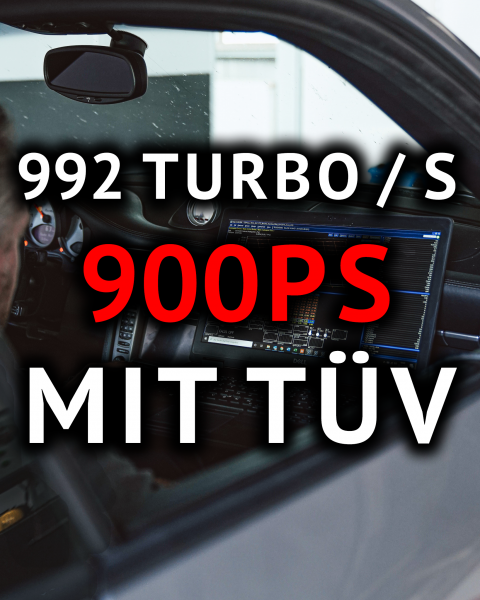 STAGE 2 - 835 HP TÜV - CHIPTUNING, EXHAUST SYSTEM, PERFORMANCE AIR FILTER, (Downpipes) - 